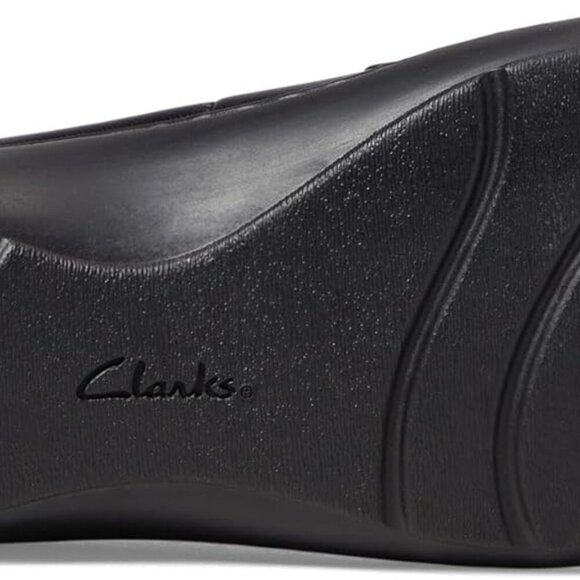 Women's Leather Shoes Size 8.5 Flat Comfortable Casual Dress Black - Picture 4 of 7